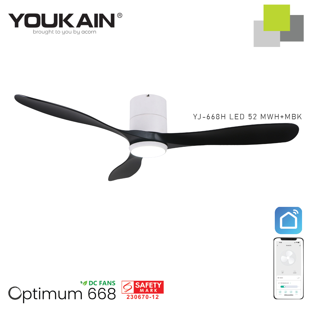 YJ-668H-LED-52-MWH+MBK